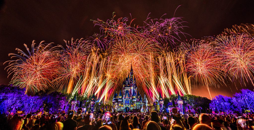 Disney’s Not So Spooky Spectacular firework show