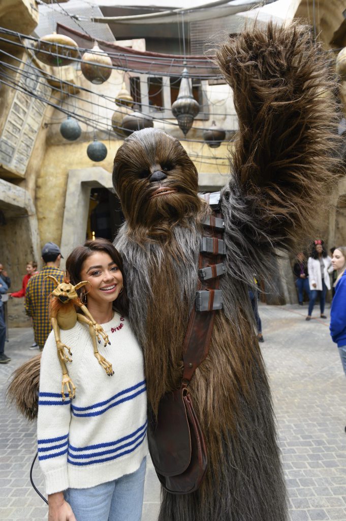 Sarah Hyland at Star Wars: Galaxy's Edge