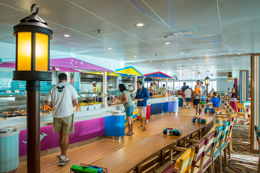 Cabanas restaurant aboard the Disney Dream