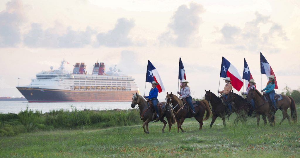 Disney Cruise Line sails from Galveston on a variety of itineraries to the Caribbean and the Bahamas. Guests sailing to the Bahamas will experience tropical beauty with a stop at Disney’s private island paradise, Castaway Cay. (Matt Stroshane, photographer)