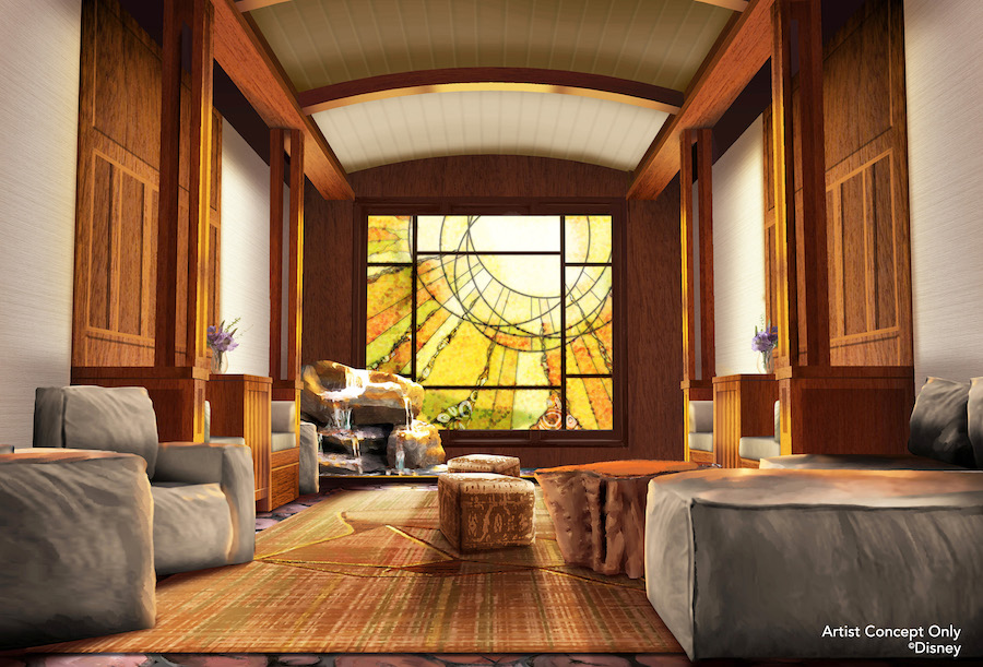 Rendering of the new Tenaya Stone Spa Coming to Disney’s Grand Californian Hotel & Spa