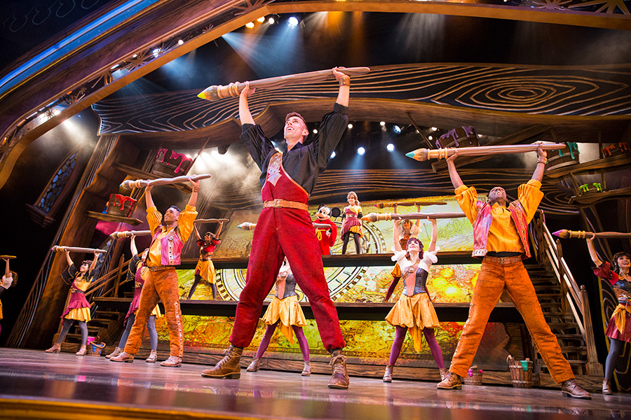 Professional dancers in the Disney Parks