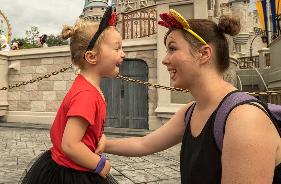 “Mickey’s Royal Friendship Faire” in front of Cinderella Castle