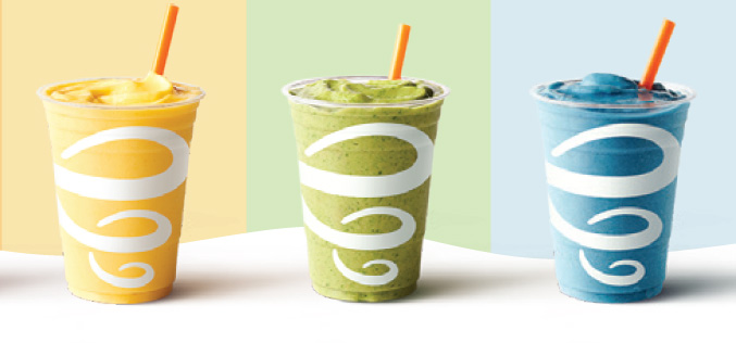 Juices from Jamba Juice at the Disneyland Resort