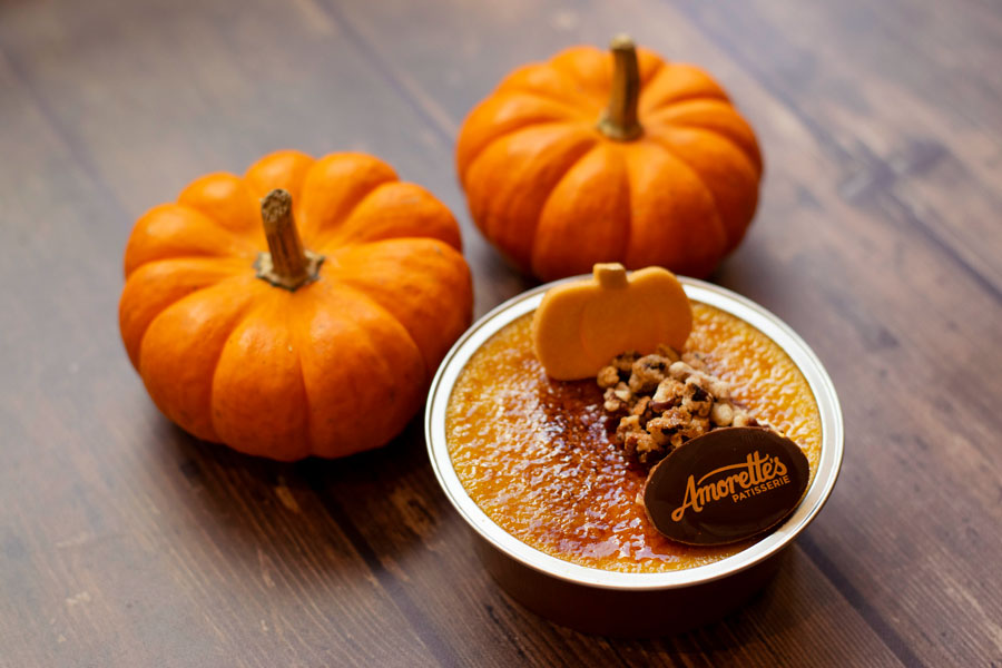 Pumpkin Creme Brûlée from Amorette’s Patisserie