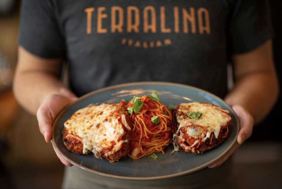 Pasta dish from Terralina Crafted Italian at Disney Springs