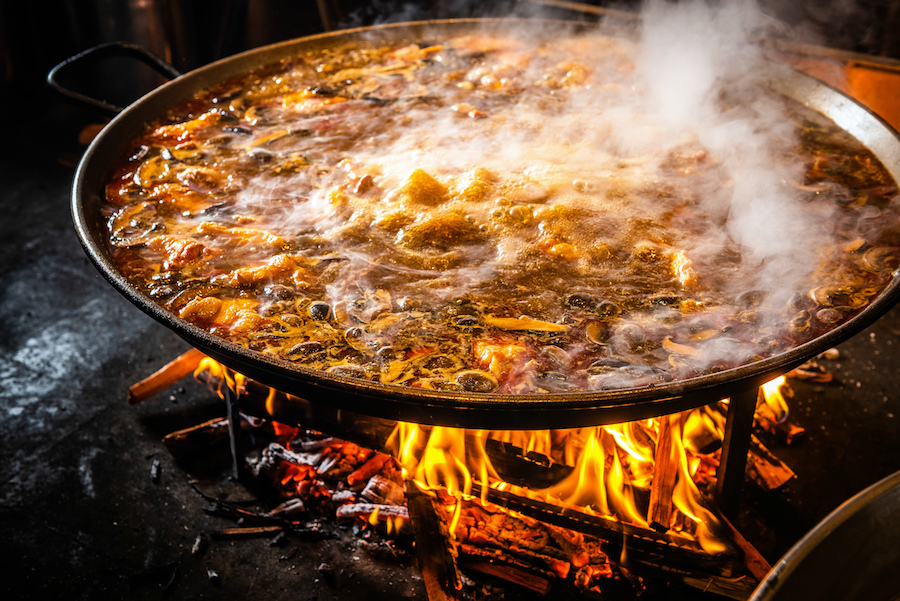 Paella from Jaleo by José Andrés at Disney Springs