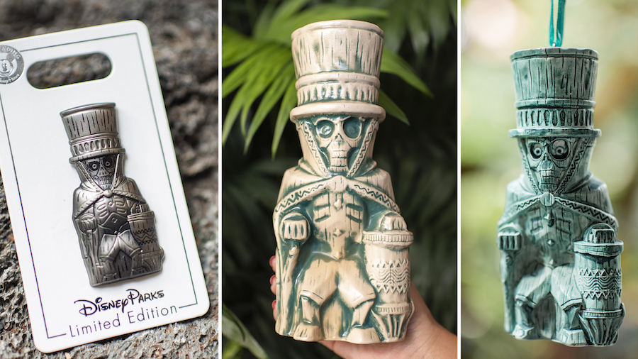 Hatbox Ghost Limited Edition Pin, Tiki Mug, and Ornament from Disney’s Polynesian Village Resort at Walt Disney World Resort