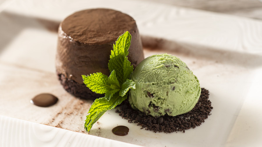 Chocolate Mint Financier from Flying Fish at Disney’s BoardWalk