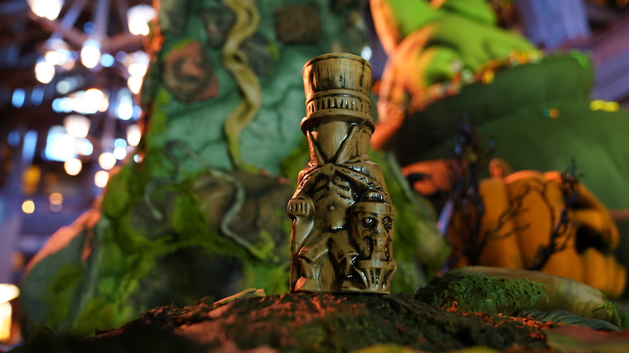 Hatbox Ghost Tiki Mug from Trader Sam’s Tiki Bar at the Disneyland Hotel