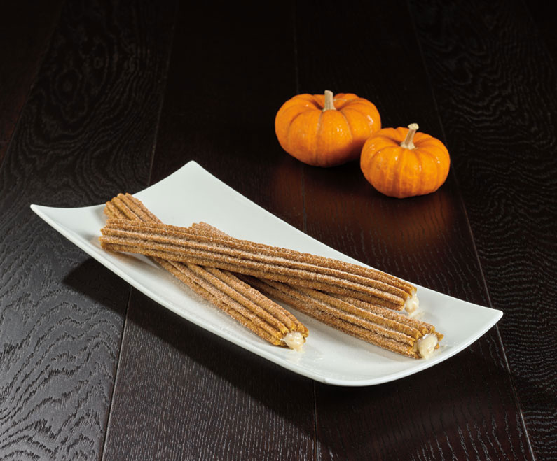 Pumpkin spice churros from Sunshine Churros