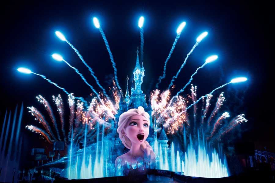 Disney Illuminations show at Disneyland Paris