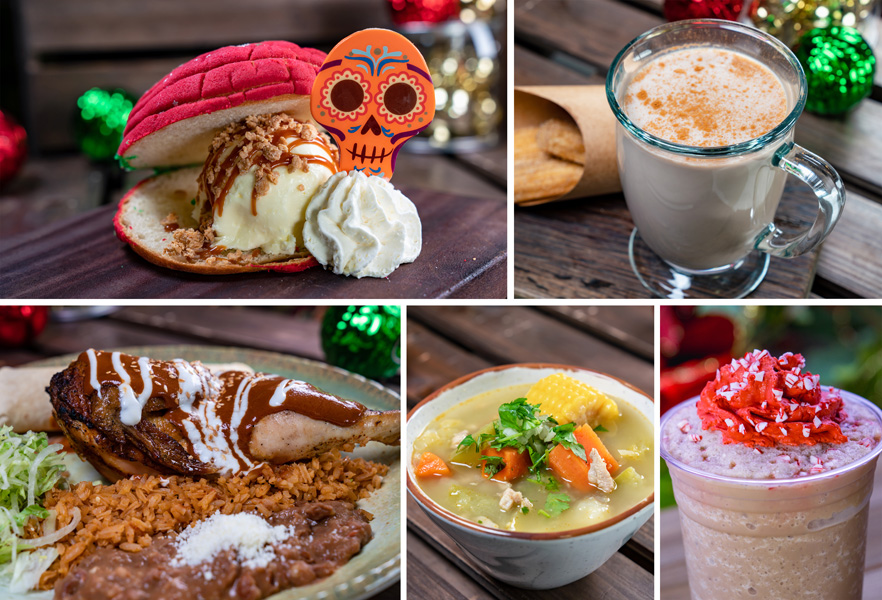 Collage of Rancho del Zocalo Offerings for Holidays 2019 at Disneyland Park