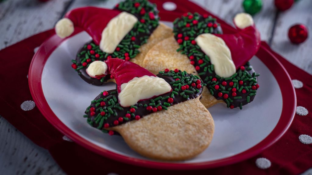 Santa Mickey Sugar Cookie from the Holiday Sweets & Treats Holiday Kitchen for the 2019 Epcot International Festival of the Holidays