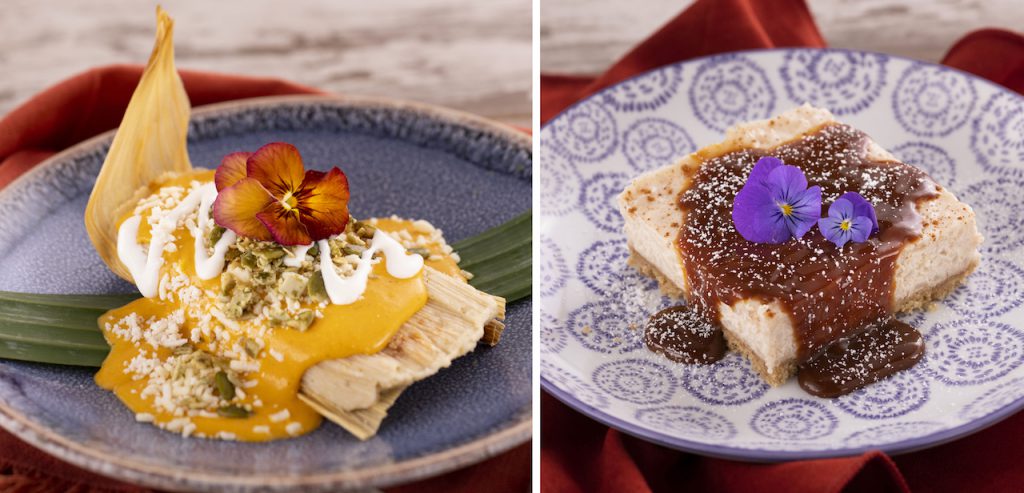 Offerings from the Las Posadas Holiday Kitchen for the 2019 Epcot International Festival of the Holidays