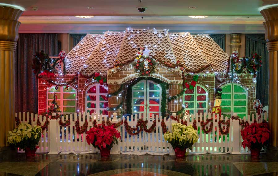 Disney Cruise Line Holiday Gingerbread Display