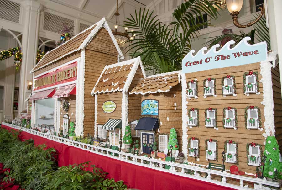 Gingerbread Display at Disney’s BoardWalk Resort