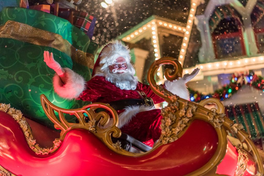 Santa at Mickey's Very Merry Christmas Party