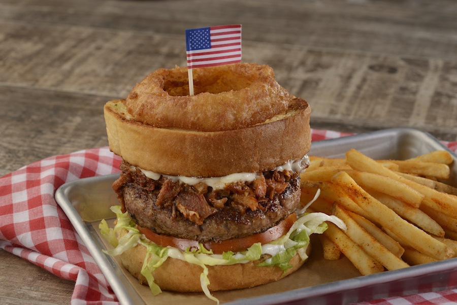 Grilled Burger from Regal Eagle Smokehouse at Epcot