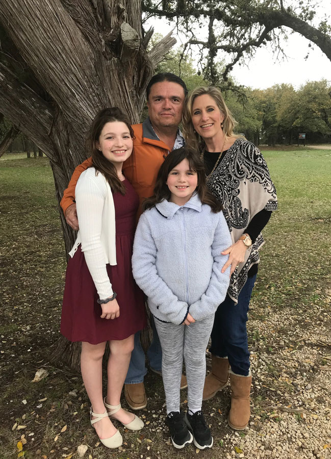 The Aguirre family from McAllen, Texas