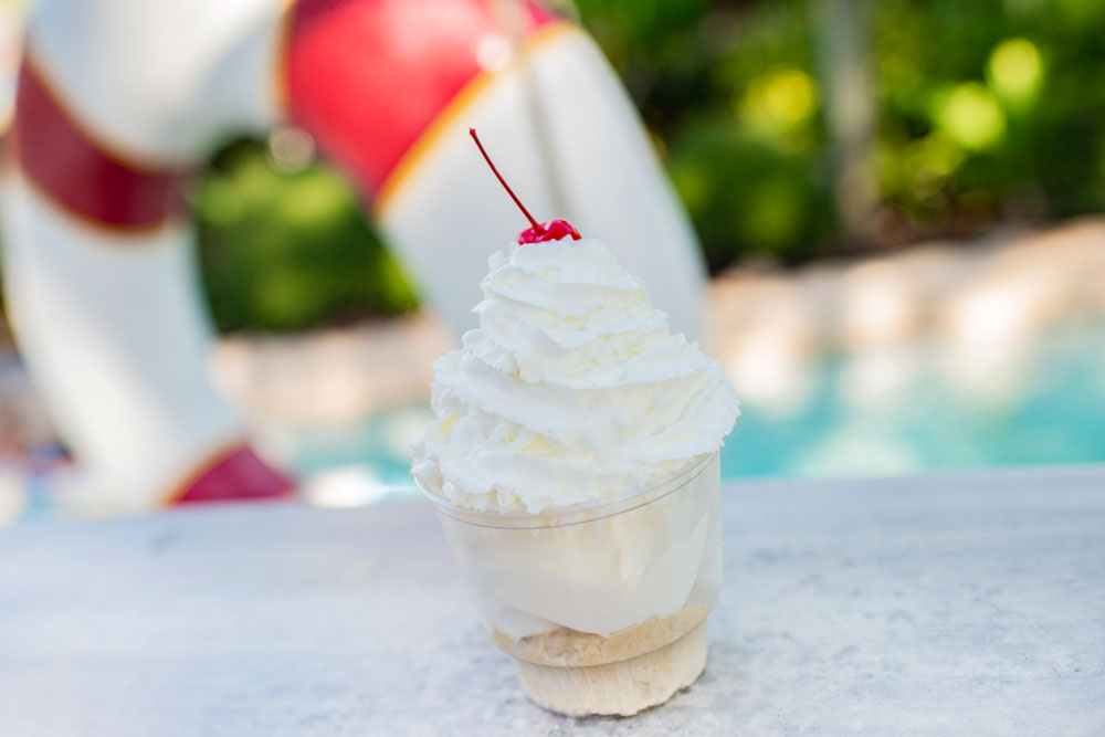 Pineapple Cookie Dough Ice Cream Sundae 