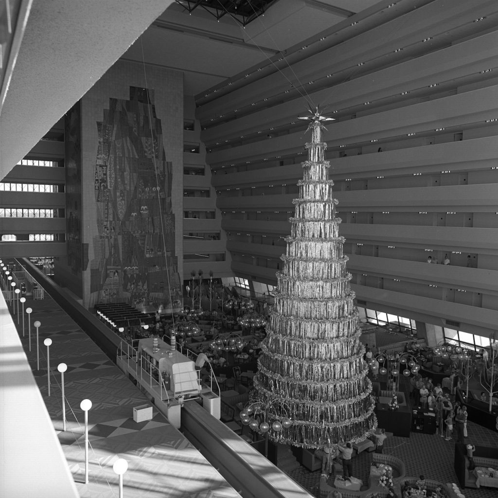  Disney’s Contemporary Resort during the holidays