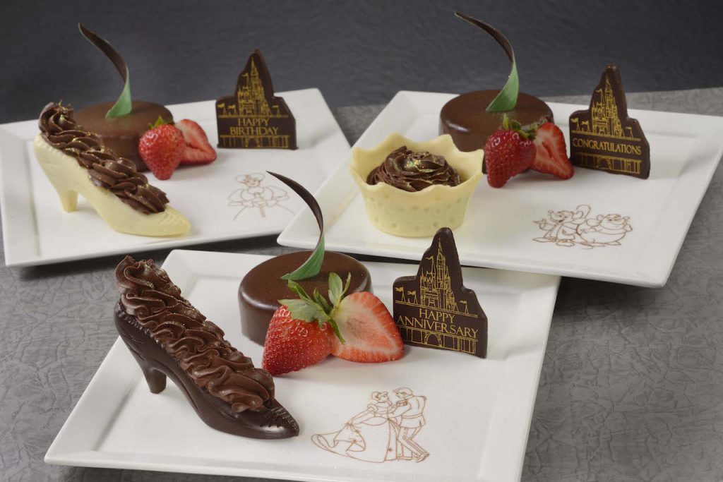 Signature Slipper and Crown Dessert from Cinderella’s Royal Table at Magic Kingdom Park