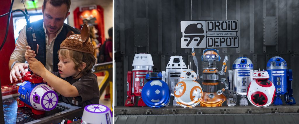 Droid Depot at Disneyland and Walt Disney World Resorts