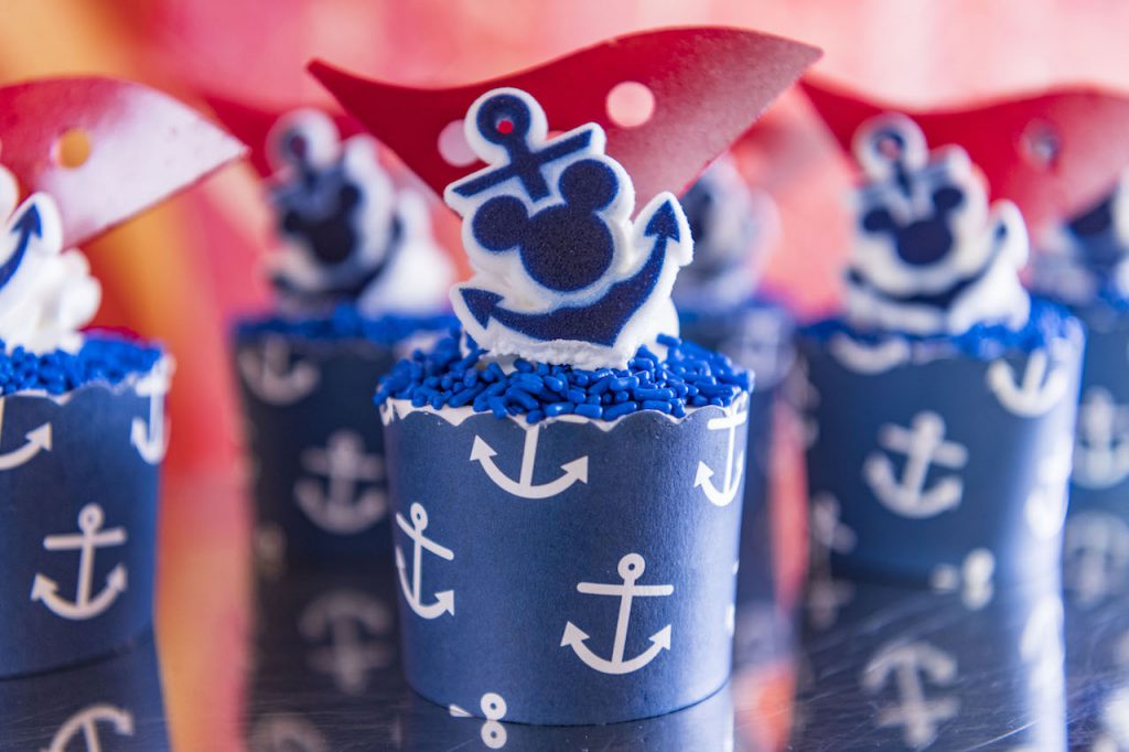 Nautical Navy cupcake