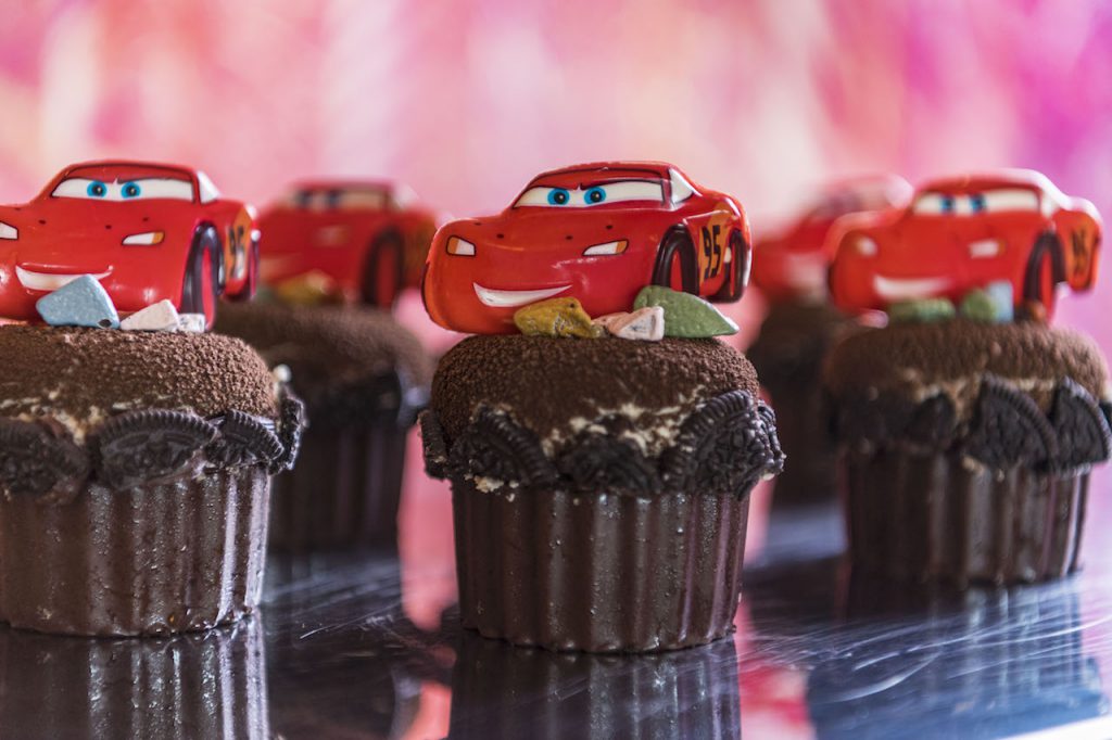 Lightning McQueen cupcake