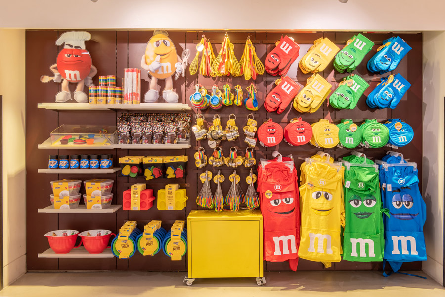 Merchandise at M&M’S Store