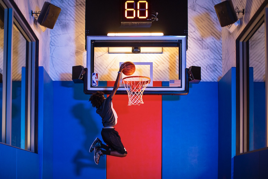 Slam Dunk at NBA Experience at Disney Springs