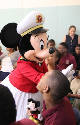 Disney Cruise Line Crew Members Spread Holiday Cheer in Local Port Communities