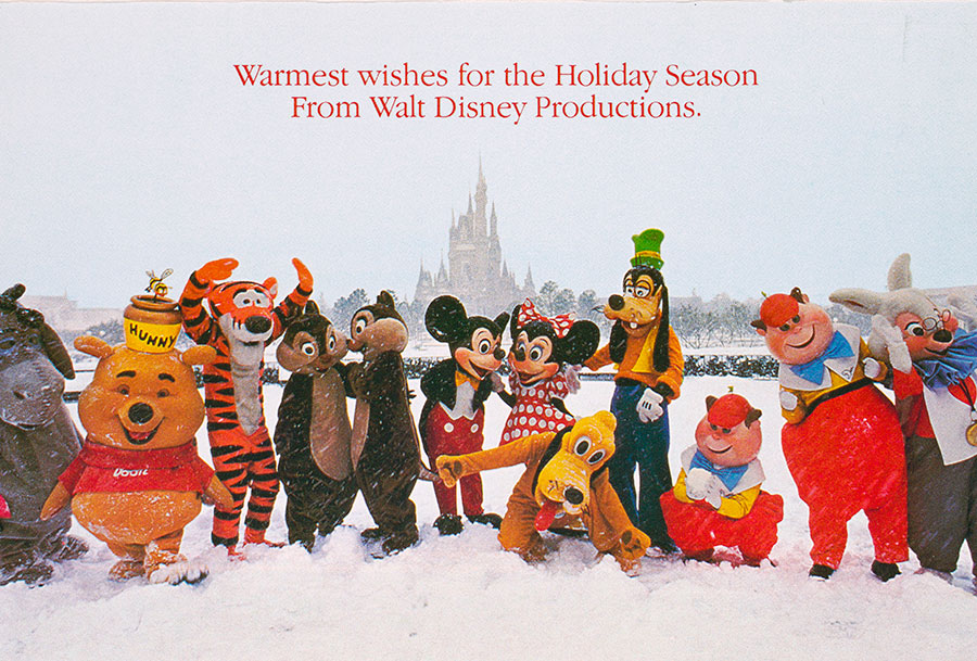 1984 Disney Christmas Card