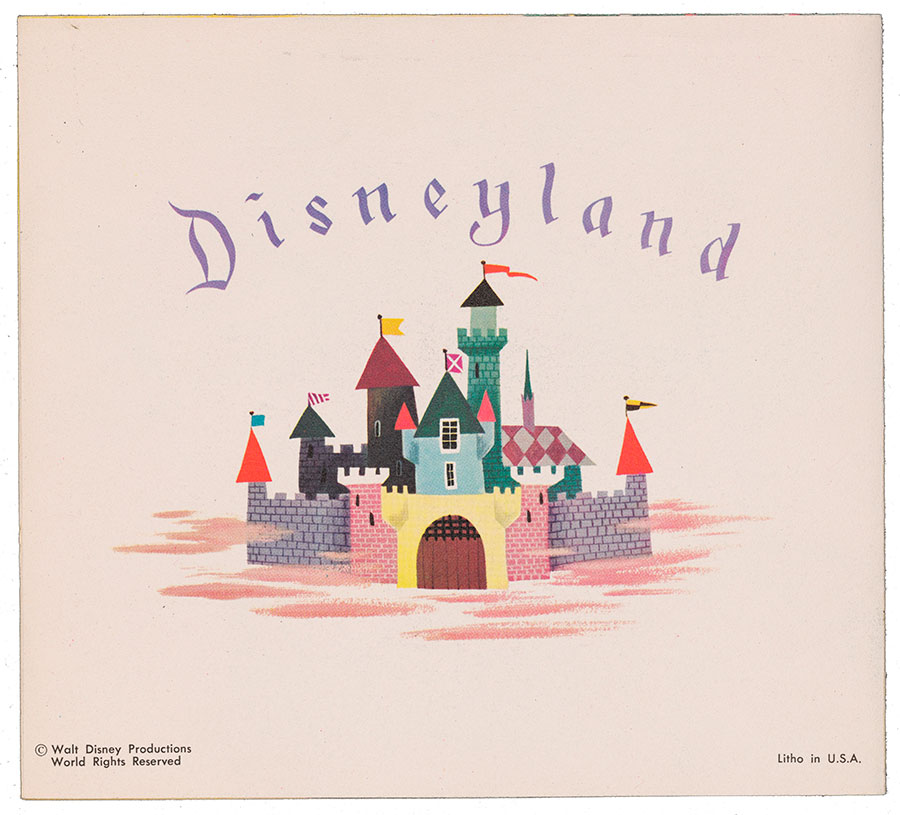 1954 Disneyland Christmas Card