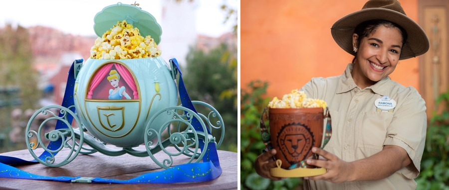 Novelty Popcorn Buckets from Disney Parks 