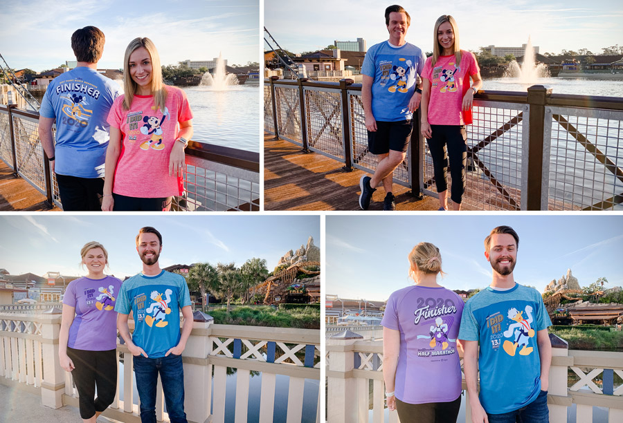 Collage of 2020 Walt Disney World Marathon Weekend Merchandise