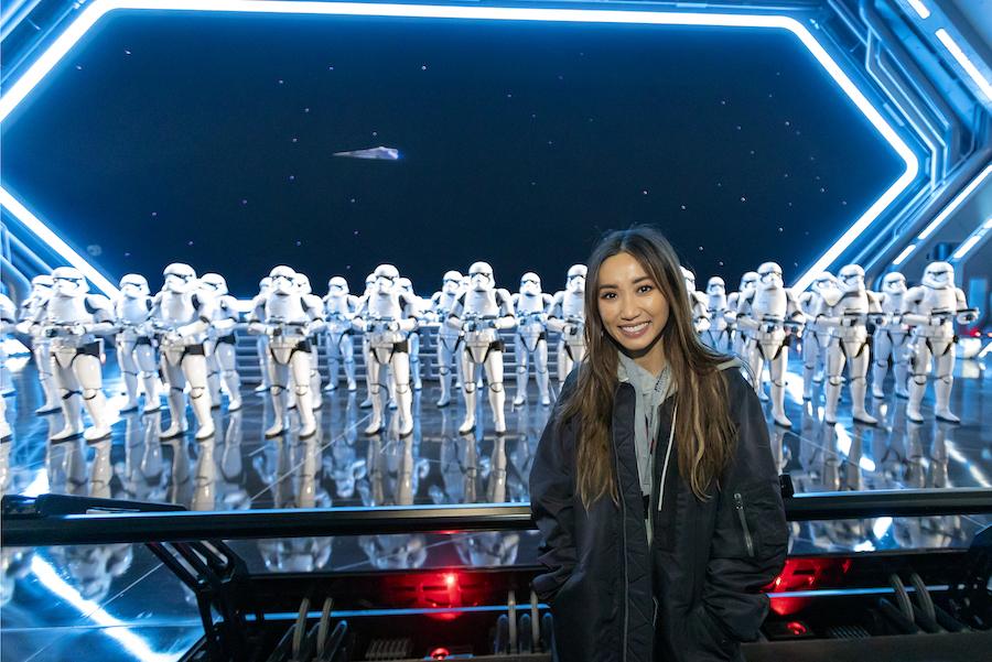 The Cast of Hulu’s ‘Little Fires Everywhere’ and ‘Dollface’ visit Star Wars: Galaxy's Edge