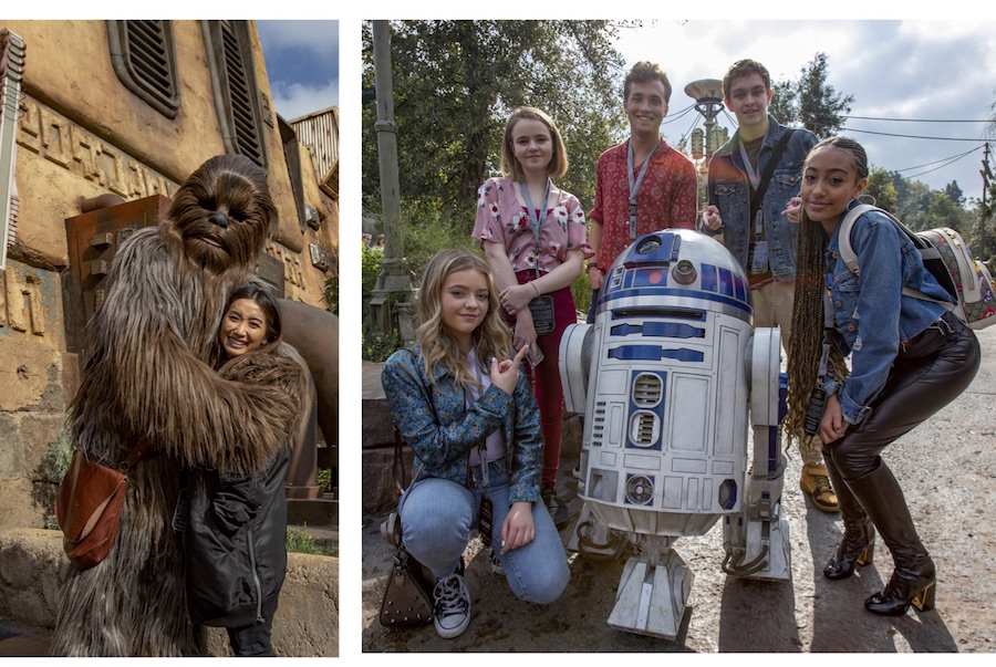 The Cast of Hulu’s ‘Little Fires Everywhere’ and ‘Dollface’ visit Star Wars: Galaxy's Edge