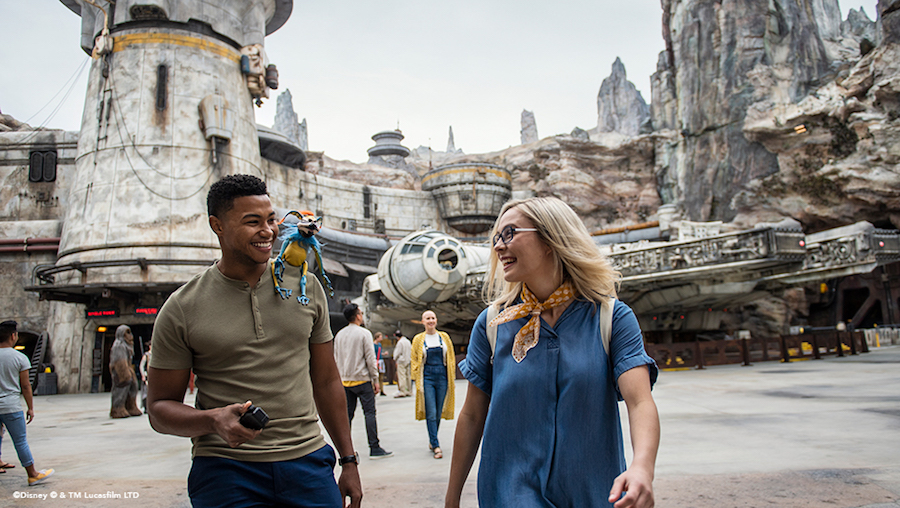 College students at Star Wars: Galaxy's Edge