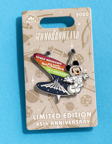 Space Mountain 45th anniversary pin