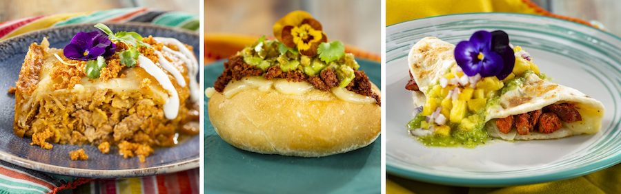 Offerings from the Jardin De Fiestas Outdoor Kitchen for the 2020 Epcot International Flower & Garden Festival