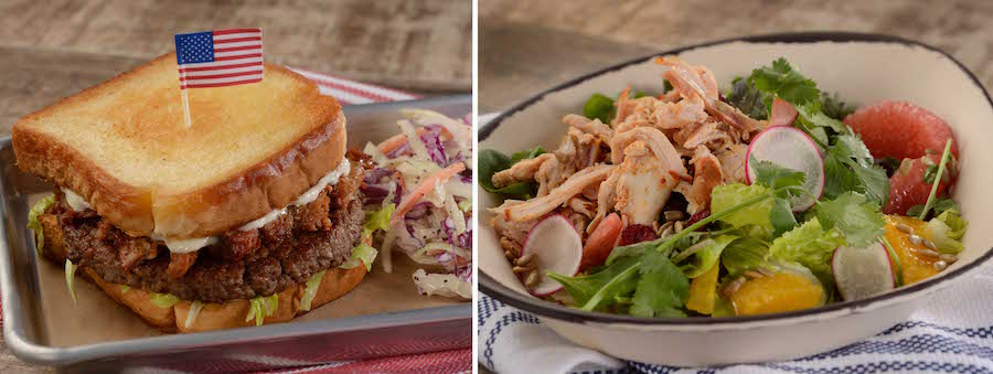 BBQ Dishes from Regal Eagle Smokehouse: Craft Drafts & Barbecue at Epcot