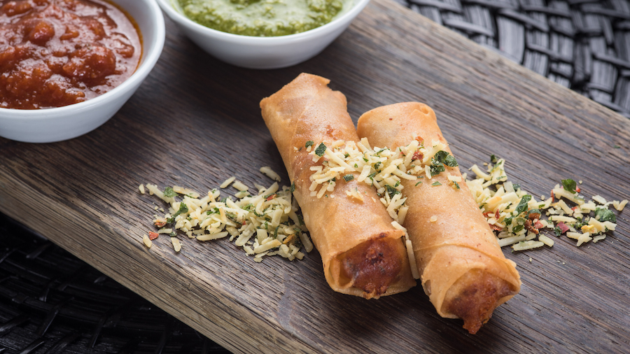 Pepperoni Pizza Egg Rolls from California Craft Brews Marketplace for Disney California Adventure Food & Wine Festival