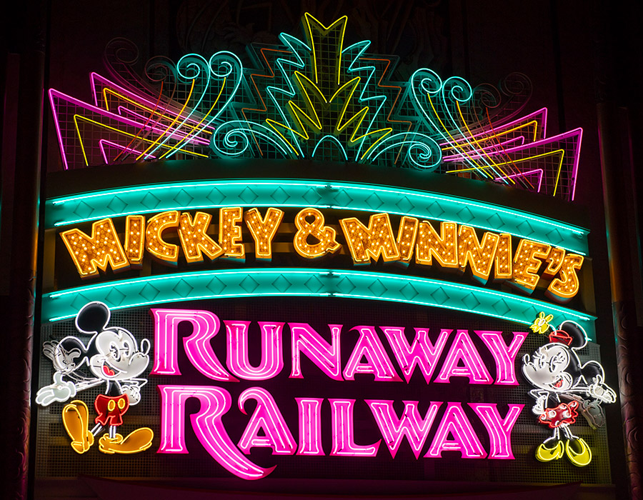 New Marquee for Mickey & Minnie’s Runaway Railway at Disney’s Hollywood Studios
