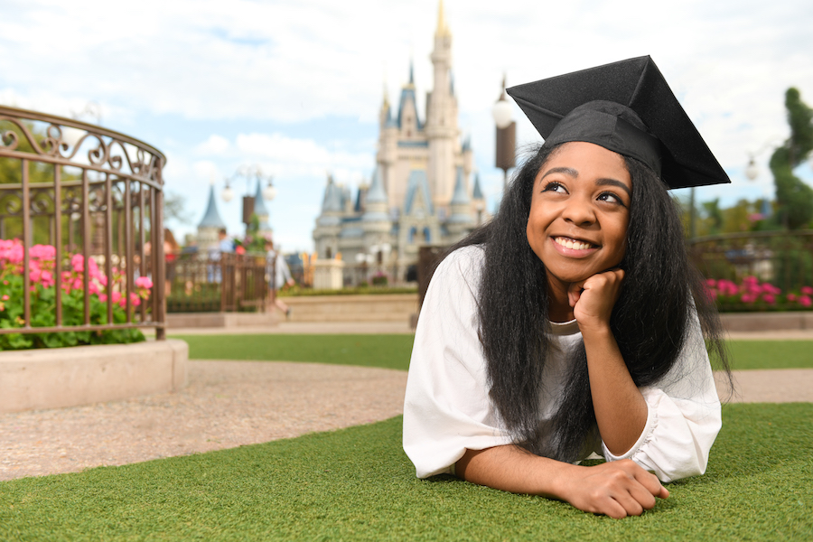 Graduate on a Capture Your Moment Session from Disney PhotoPass