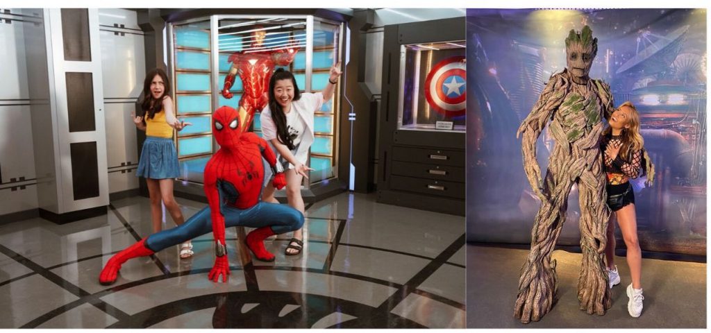 Freeform stars with Spider Man and Groot