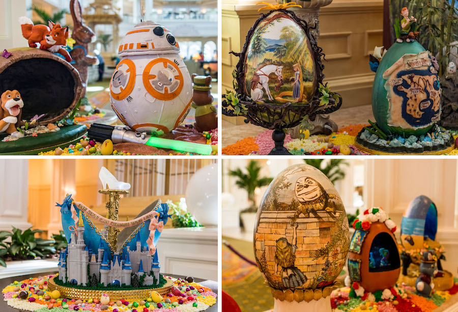 Easter Egg Displays from Disney’s Grand Floridian Resort & Spa