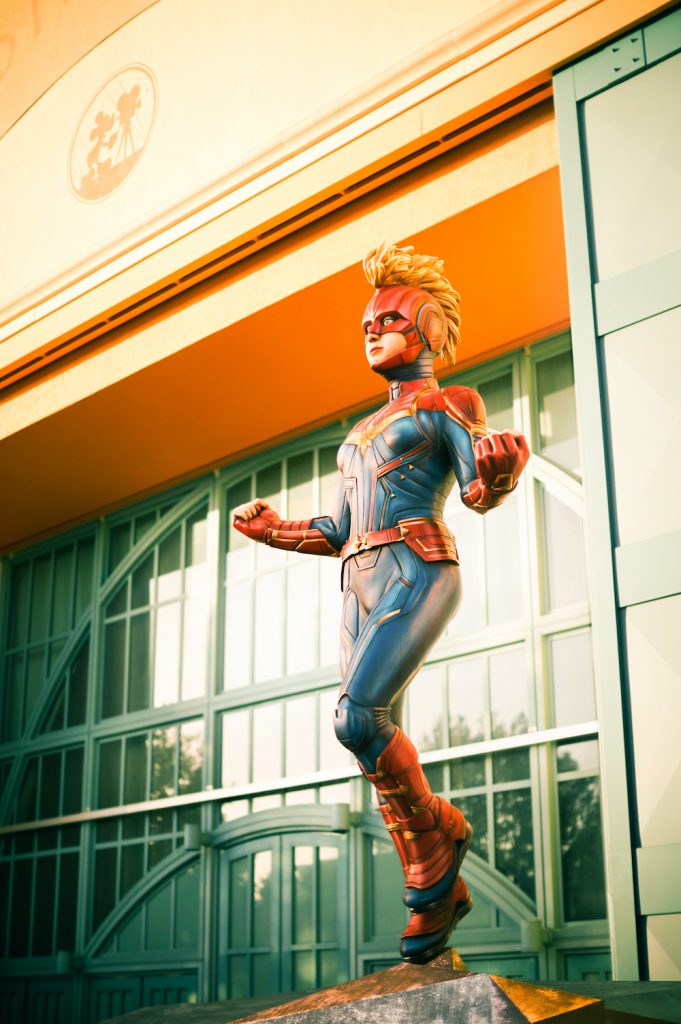 Captain Marvel at Walt Disney Studios Park at Disneyland Paris