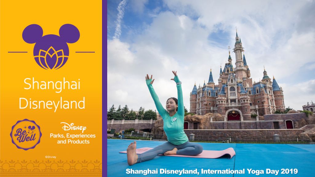 International Yoga Day - Shanghai Disneyland Ambassadors, photo taken at International Yoga Day 2019